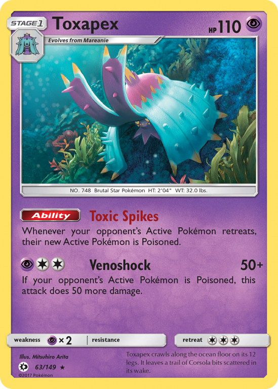 Toxapex 63/149 Sun & Moon Sun & Moon