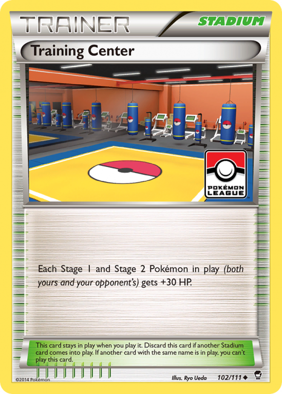 Training Center 102/111 XY Furious Fists