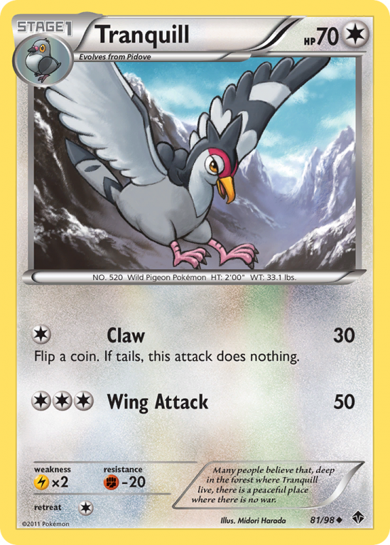 Tranquill 81/98 Black & White Emerging Powers