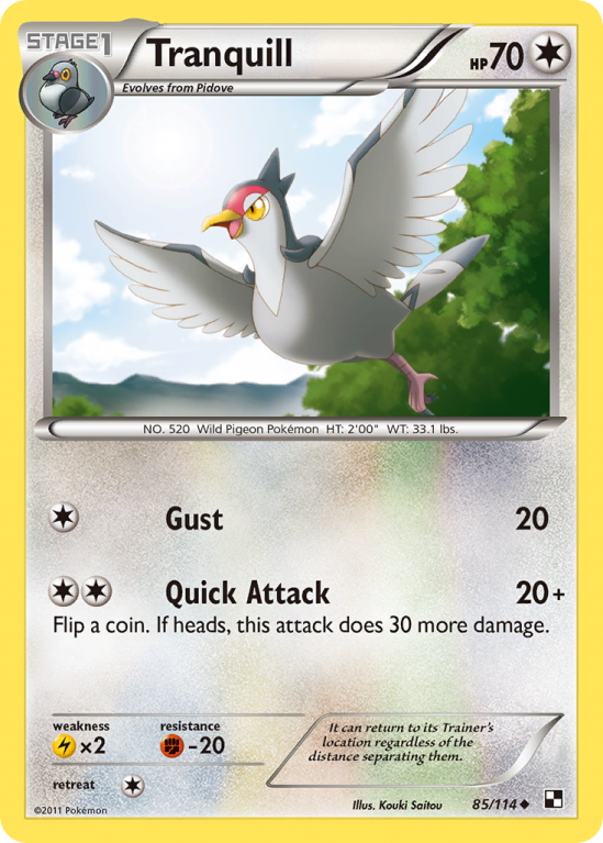 Tranquill 85/114 Black & White Black & White