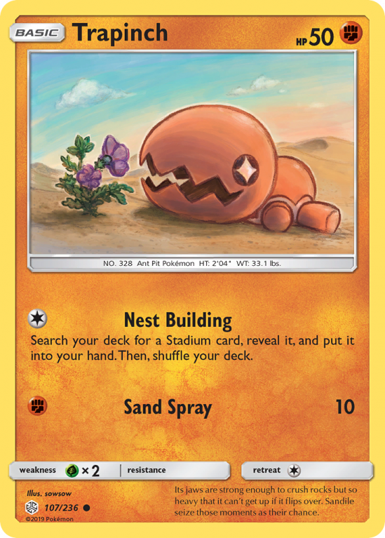Trapinch 107/236 Sun & Moon Cosmic Eclipse