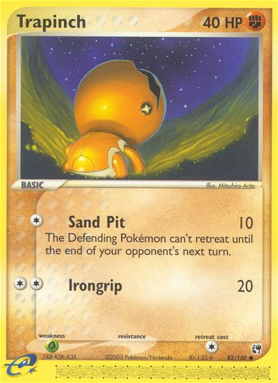 Trapinch 82/100 EX Sandstorm
