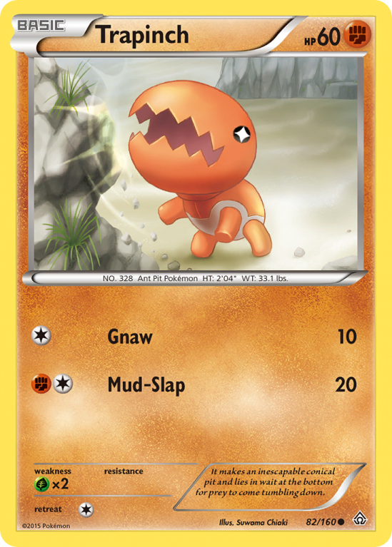 Trapinch 82/160 XY Primal Clash