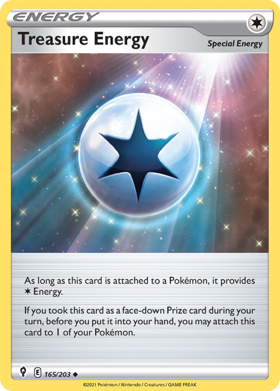 Treasure Energy 165/203 Sword & Shield Evolving Skies