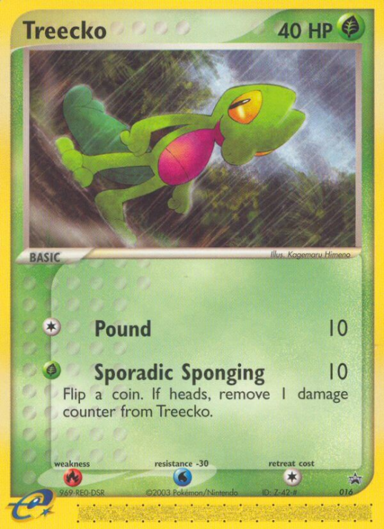 Treecko 16/40 NP Nintendo Black Star Promos