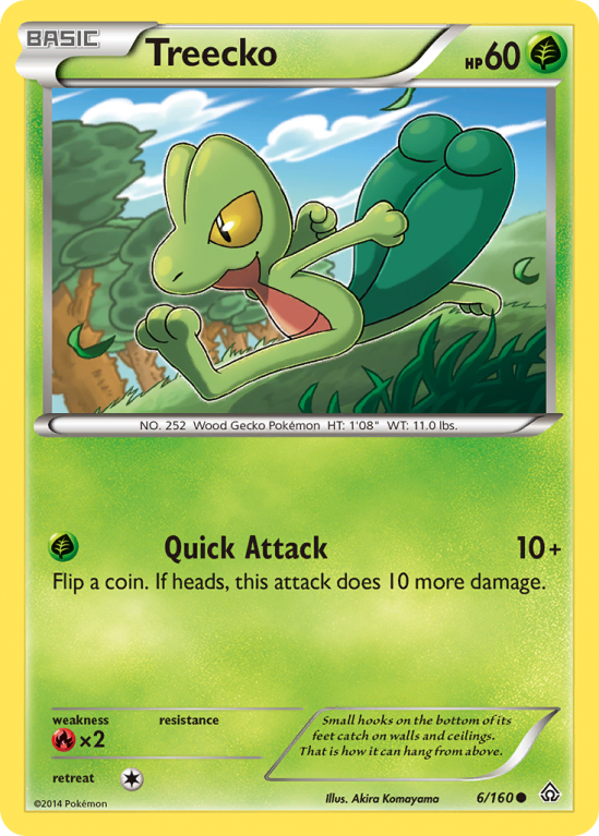 Treecko 6/160 XY Primal Clash