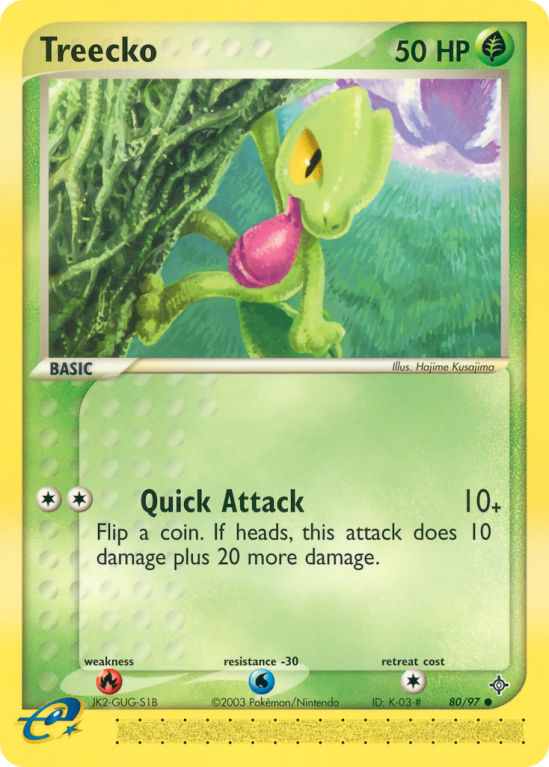 Treecko 80/97 EX Dragon