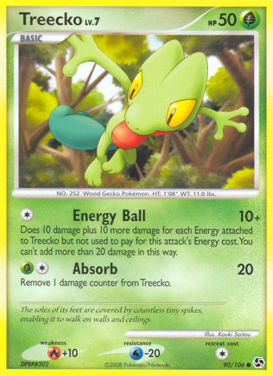 Treecko 90/106 Diamond & Pearl Great Encounters