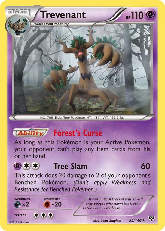 Trevenant 55/146 XY XY