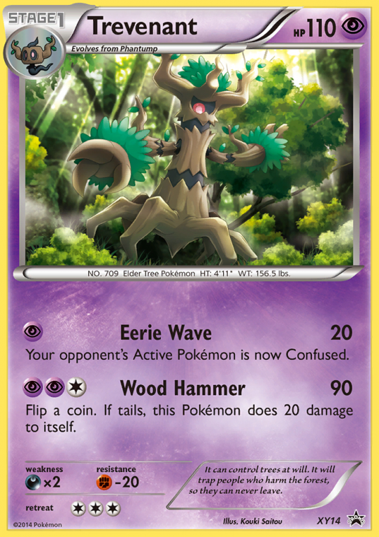 Trevenant XY14/183 XY XY Black Star Promos