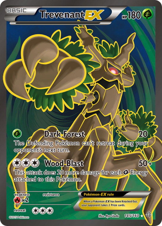 Trevenant-EX 145/160 XY Primal Clash