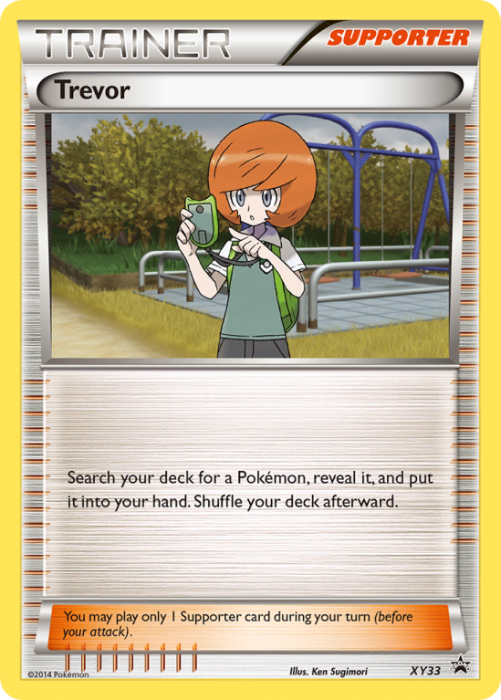 Trevor XY33/183 XY XY Black Star Promos