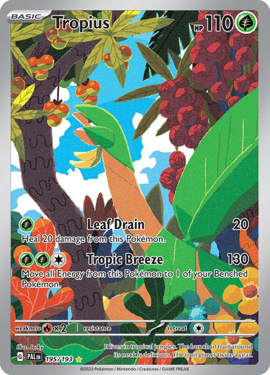 Tropius 195/193 Scarlet & Violet Paldea Evolved