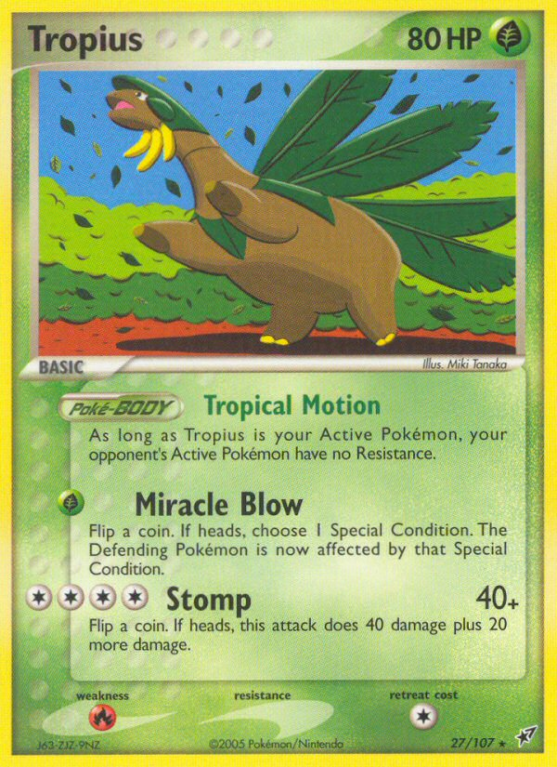 Tropius 27/107 EX Deoxys