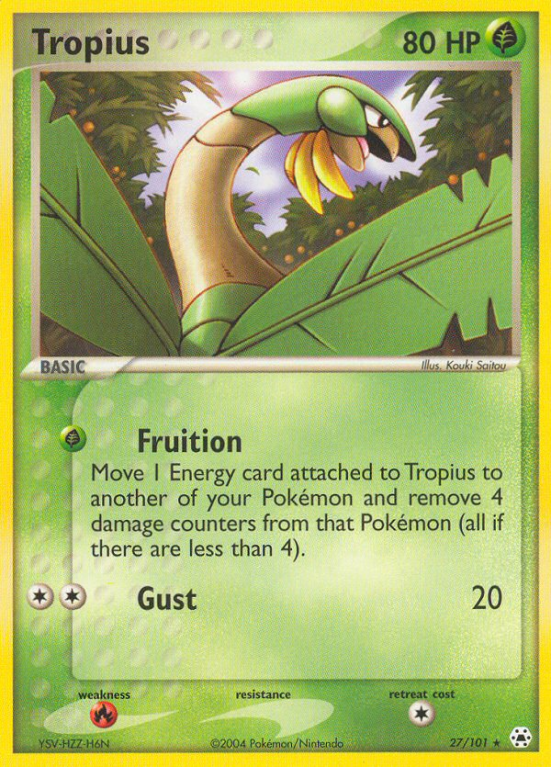 Tropius 27/101 EX Hidden Legends