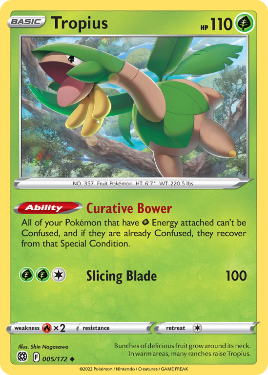 Tropius 5/172 Sword & Shield Brilliant Stars