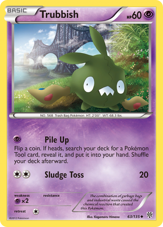 Trubbish 63/135 Black & White Plasma Storm