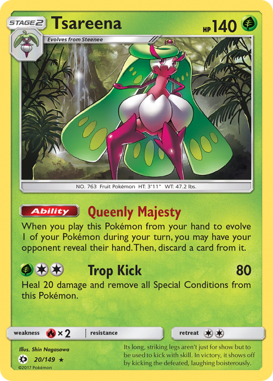 Tsareena 20/149 Sun & Moon Sun & Moon