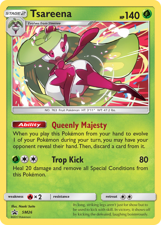 Tsareena SM26/156 Sun & Moon SM Black Star Promos