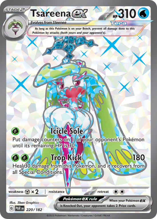 Tsareena ex 220/182 Scarlet & Violet Paradox Rift