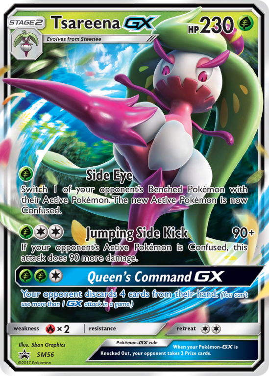 Tsareena-GX SM56/156 Sun & Moon SM Black Star Promos