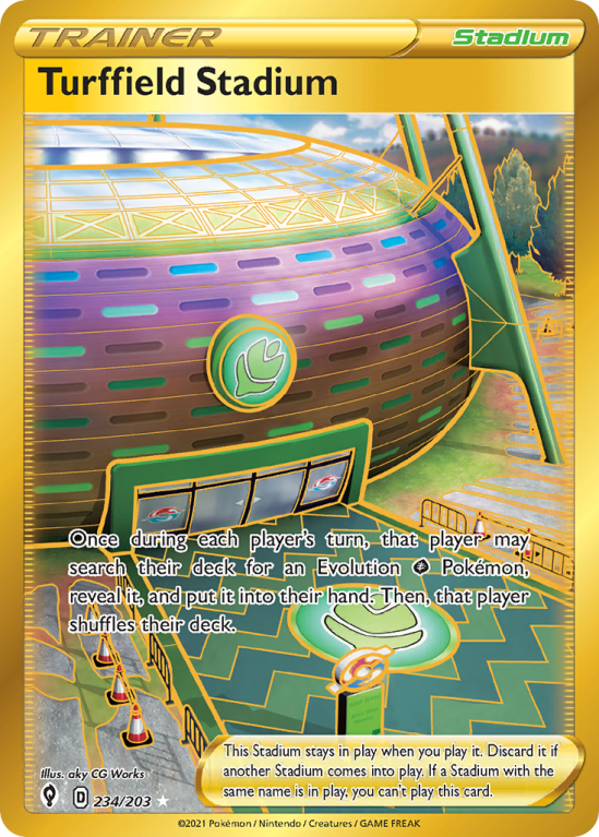 Turffield Stadium 234/203 Sword & Shield Evolving Skies