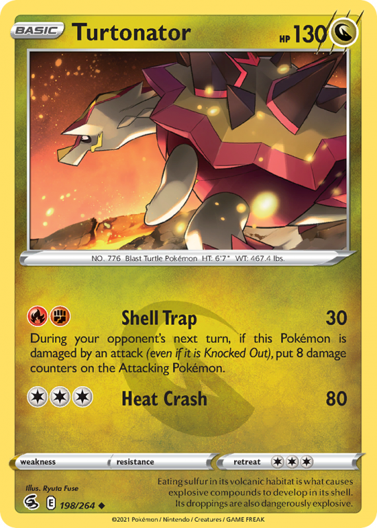 Turtonator 198/264 Sword & Shield Fusion Strike
