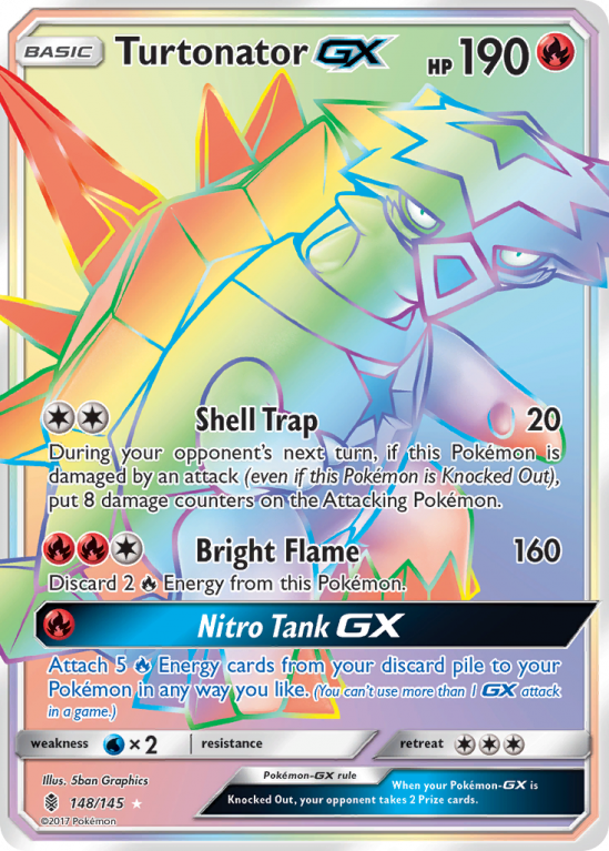 Turtonator-GX 148/145 Sun & Moon Guardians Rising
