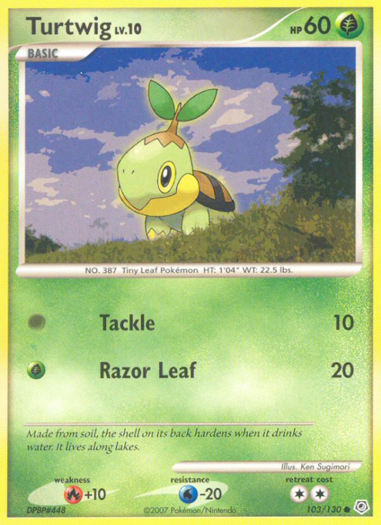Turtwig 103/130 Diamond & Pearl Diamond & Pearl