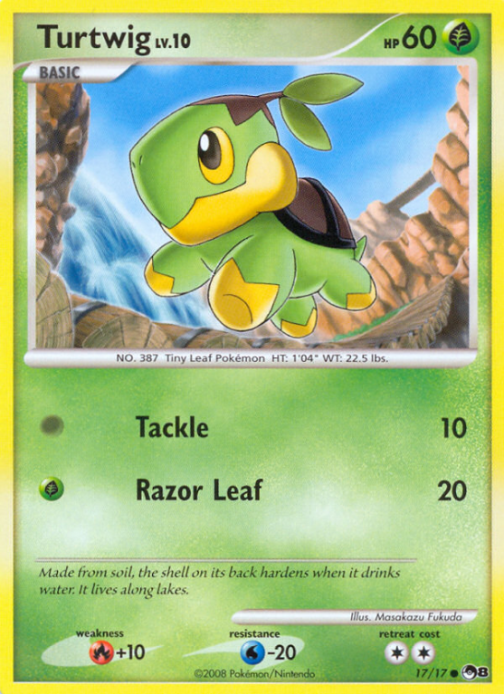 Turtwig 17/17 POP POP Series 8