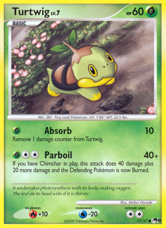 Turtwig 17/17 POP POP Series 9