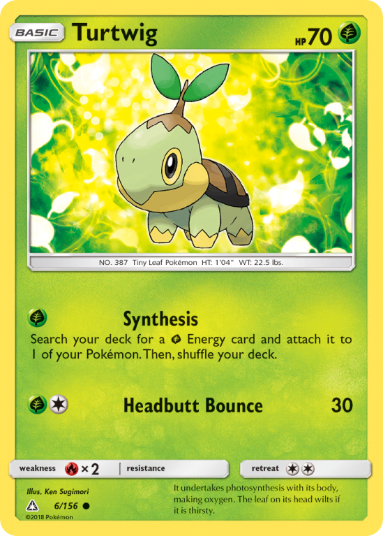 Turtwig 6/156 Sun & Moon Ultra Prism