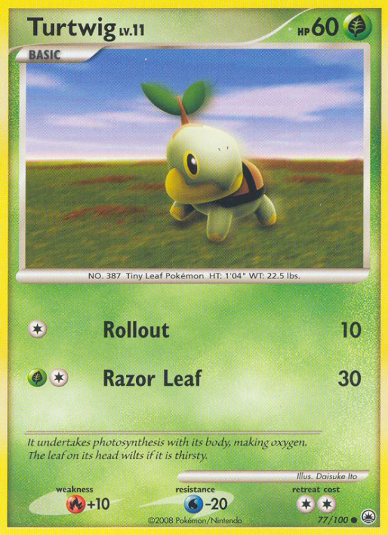 Turtwig 77/100 Diamond & Pearl Majestic Dawn
