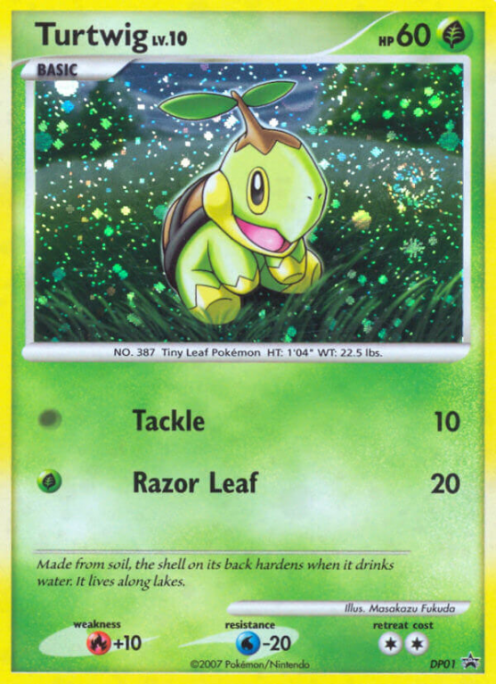 Turtwig DP01/56 Diamond & Pearl DP Black Star Promos