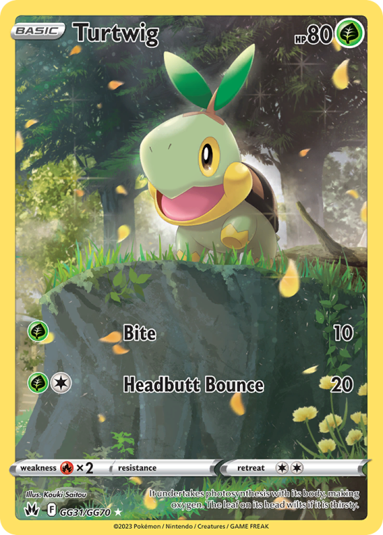 Turtwig GG31/70 Sword & Shield Crown Zenith Galarian Gallery