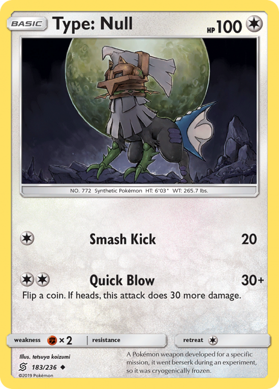 Type: Null 183/236 Sun & Moon Unified Minds