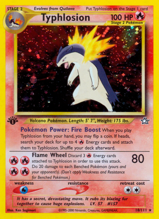 Typhlosion 18/111 Neo Neo Genesis