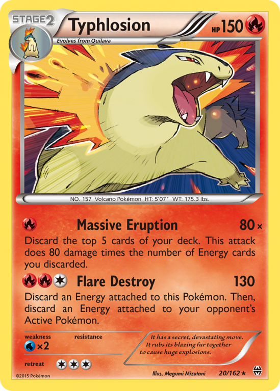 Typhlosion 20/162 XY BREAKthrough