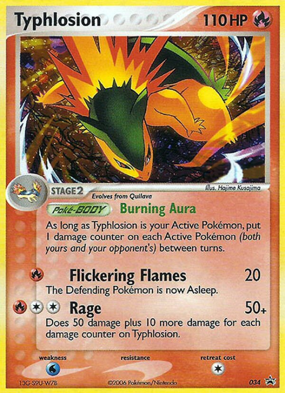 Typhlosion 34/40 NP Nintendo Black Star Promos