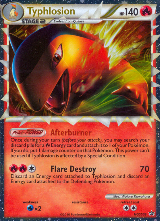 Typhlosion HGSS09/25 HeartGold & SoulSilver HGSS Black Star Promos