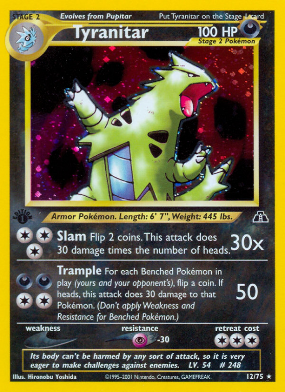 Tyranitar 12/75 Neo Neo Discovery