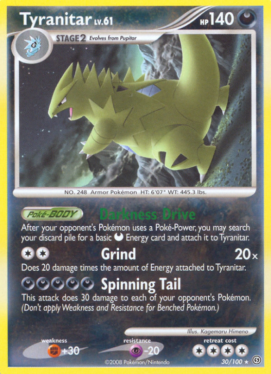 Tyranitar 30/100 Diamond & Pearl Stormfront