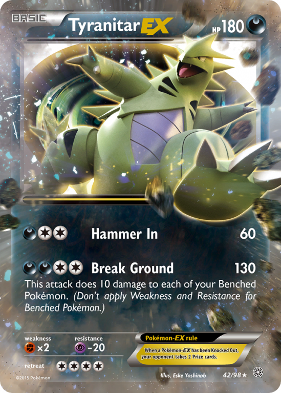 Tyranitar-EX 42/98 XY Ancient Origins