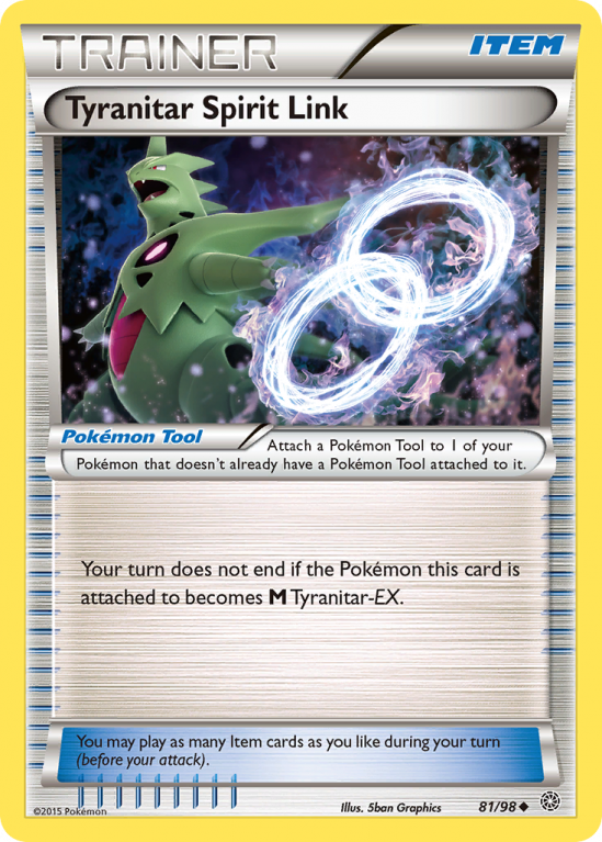 Tyranitar Spirit Link 81/98 XY Ancient Origins