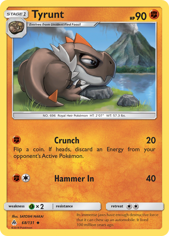 Tyrunt 68/131 Sun & Moon Forbidden Light