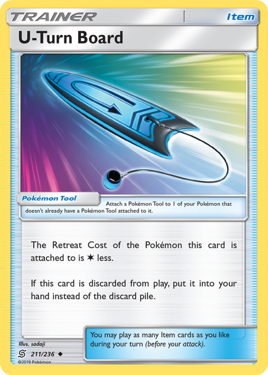 U-Turn Board 211/236 Sun & Moon Unified Minds