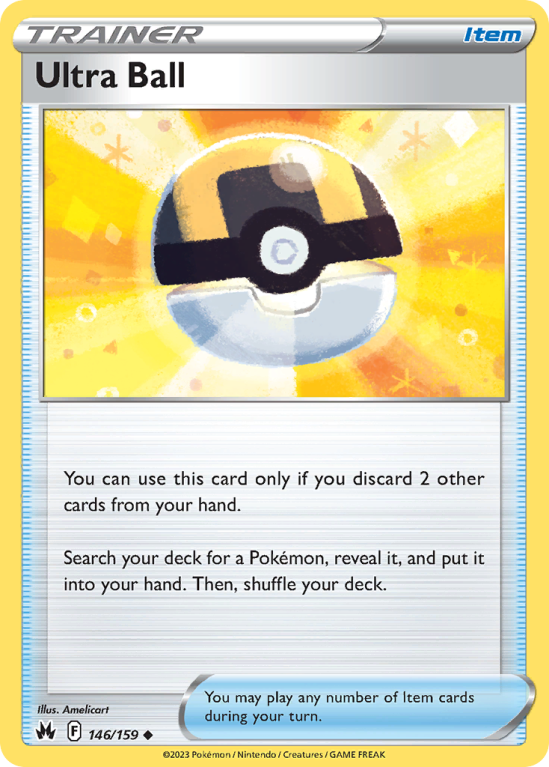 Ultra Ball 146/159 Sword & Shield Crown Zenith