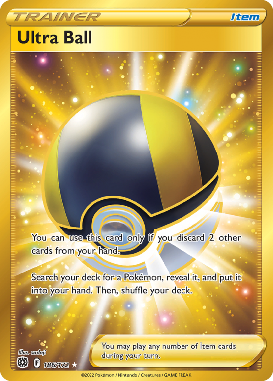 Ultra Ball 186/172 Sword & Shield Brilliant Stars