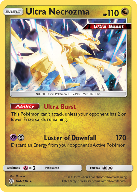Ultra Necrozma 164/236 Sun & Moon Cosmic Eclipse