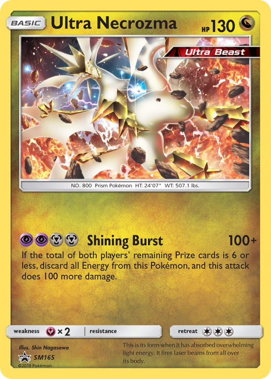 Ultra Necrozma SM165/156 Sun & Moon SM Black Star Promos